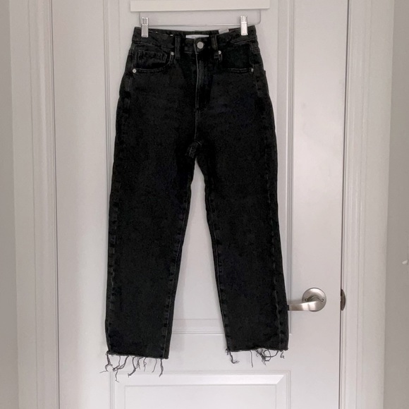 Dynamite Denim - Dynamite cropped Claudia black high rise jeans